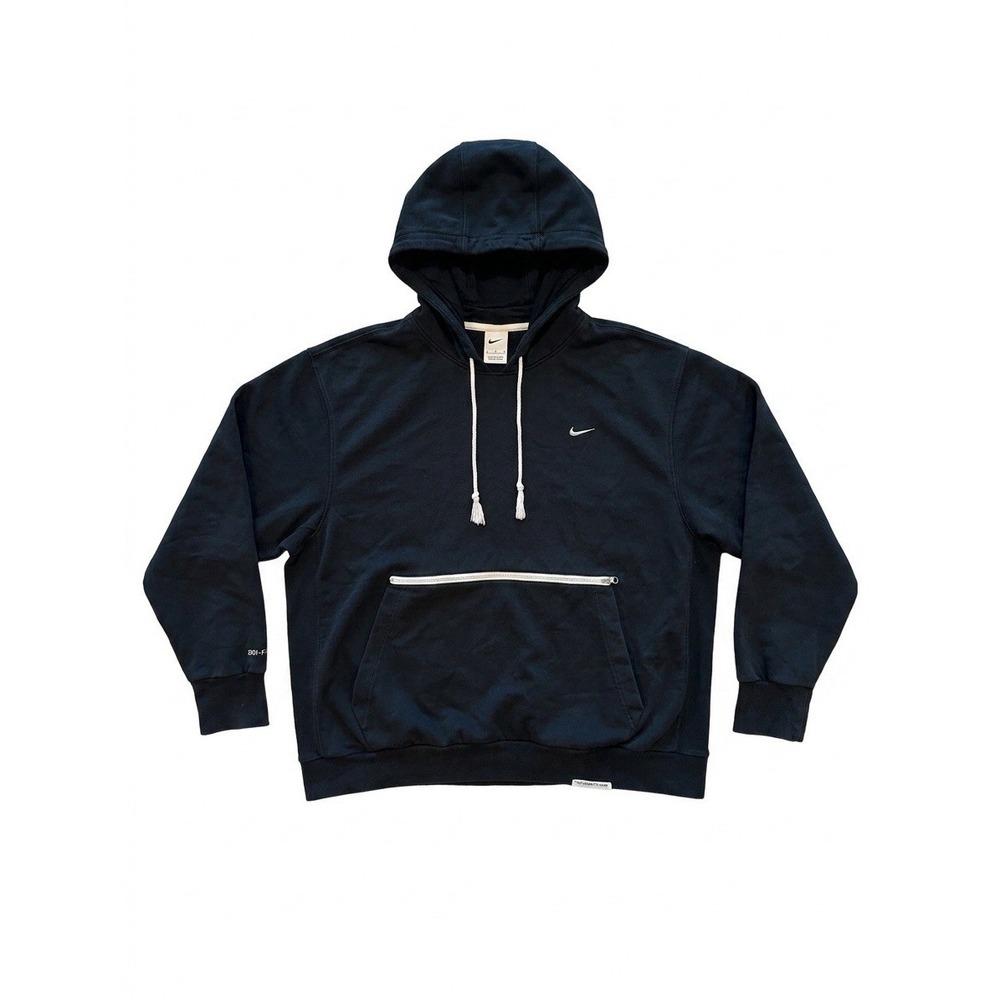 Nike Hoodie Men Black SzXL Standard Issue BasketballCV0864-010 Mineral Front Zip